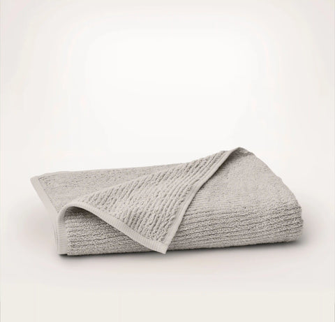 Turkish Ribbed Bath Towel Pewter
