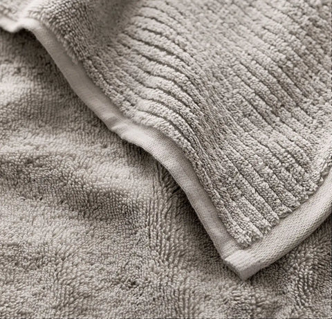 Turkish Ultra Plush Hand Towels (Pair) Pewter