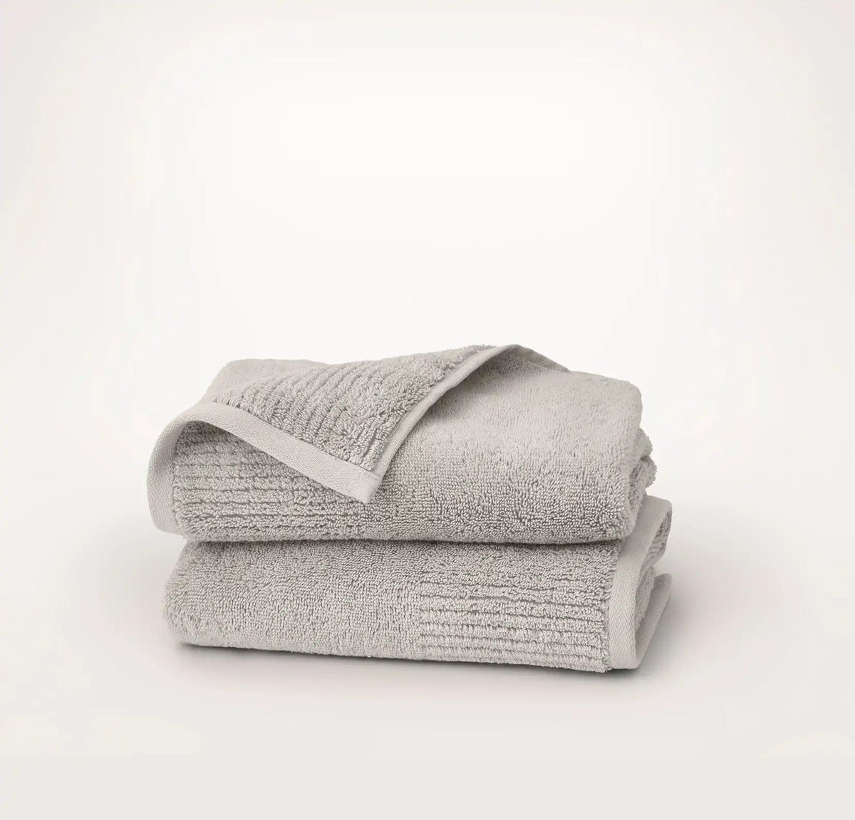 Turkish Ultra Plush Hand Towels (Pair) Pewter