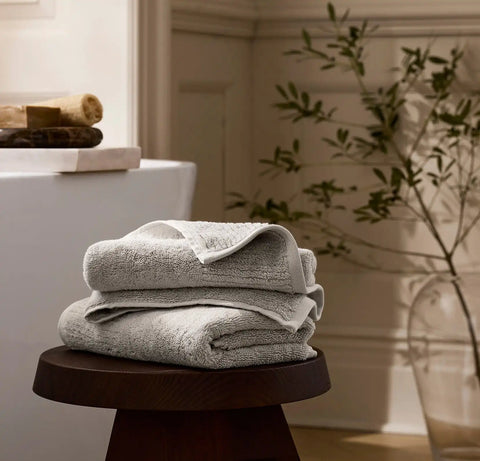 Turkish Ultra Plush Hand Towels (Pair) Pewter