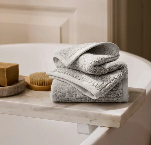 Turkish Ultra Plush Washcloths (Pair) Pewter