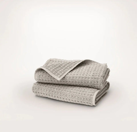 Turkish Waffle Hand Towels (Pair) Pewter