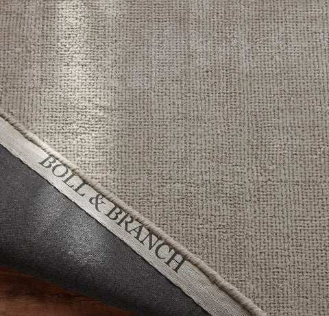 Two-Tone Ribbed Rug Pewter/Mist