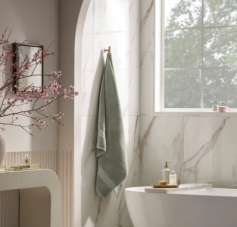 Plush Bath Sheet Sageleaf