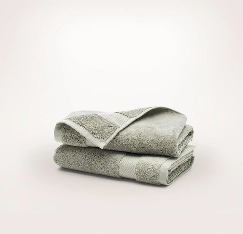 Plush Hand Towels (Pair) Sageleaf