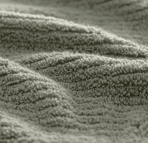 Turkish Ribbed Bath Sheet Sageleaf
