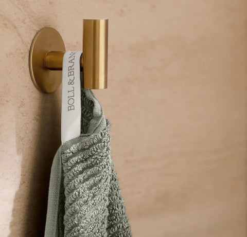 Turkish Ribbed Hand Towels (Pair) Sageleaf
