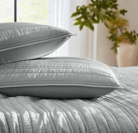 Signature Stripe Quilt Set Shore