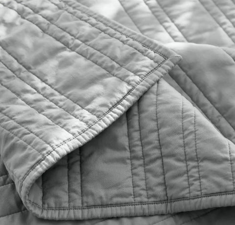 Signature Stripe Quilt Set Shore