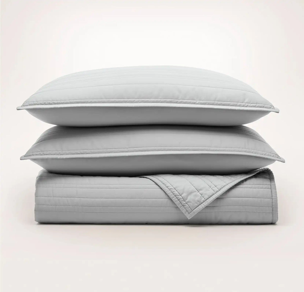 Signature Stripe Quilt Set Shore