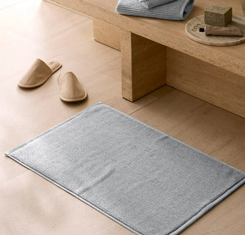 Turkish Ribbed Bath Mat Shore