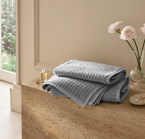 Turkish Waffle Hand Towels (Pair) Shore