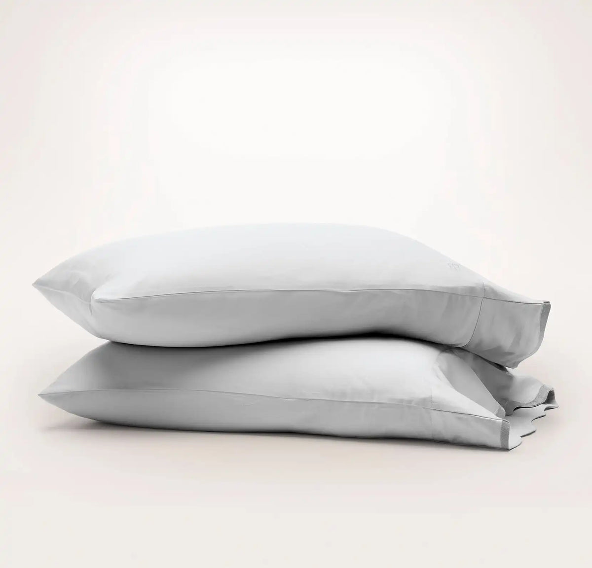 Signature Embellished Pillowcase Set Sky/Shore Curved Edge