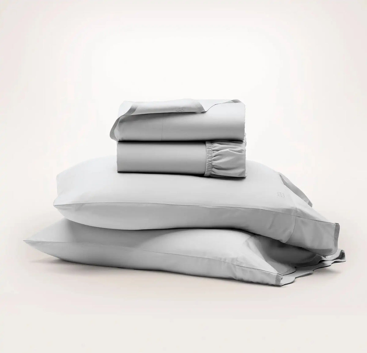 Signature Embellished Sheet Set Sky/Shore Curved Edge