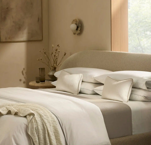 Threadmark Pillow Cover Soft White/Melange Natural
