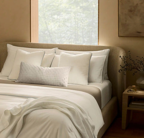 Threadmark Pillow Cover Soft White/Melange Shore