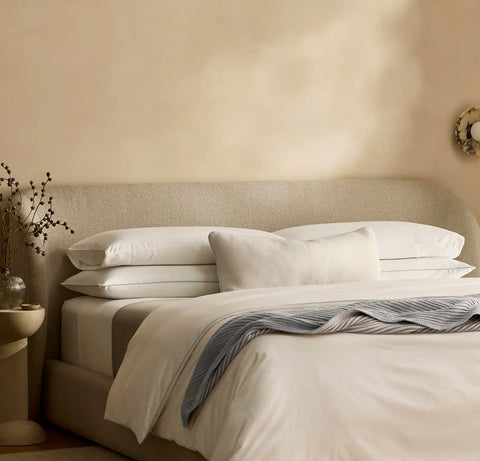 Threadmark Pillow Cover Soft White/Melange Shore