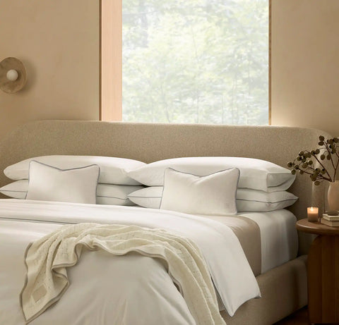 Threadmark Pillow Cover Soft White/Melange Shore