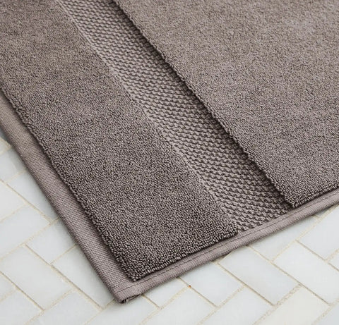 Plush Bath Mat Stone