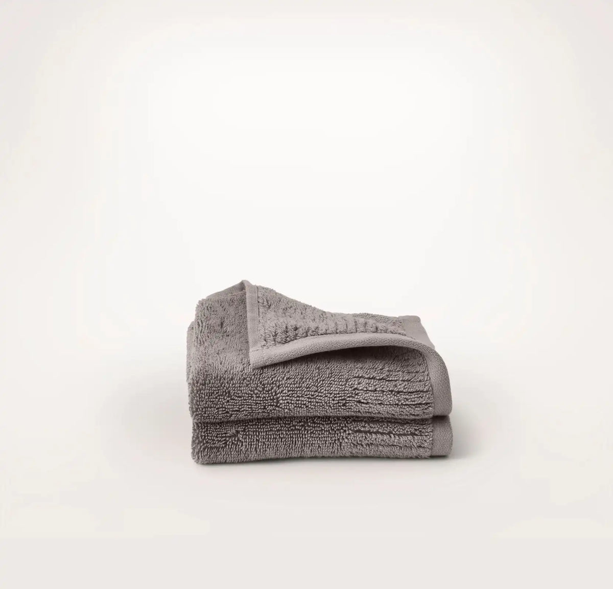 Turkish Ultra Plush Washcloths (Pair) Stone