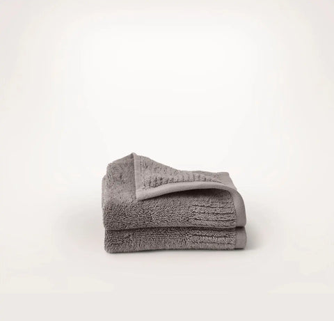 Turkish Ultra Plush Washcloths (Pair) Stone