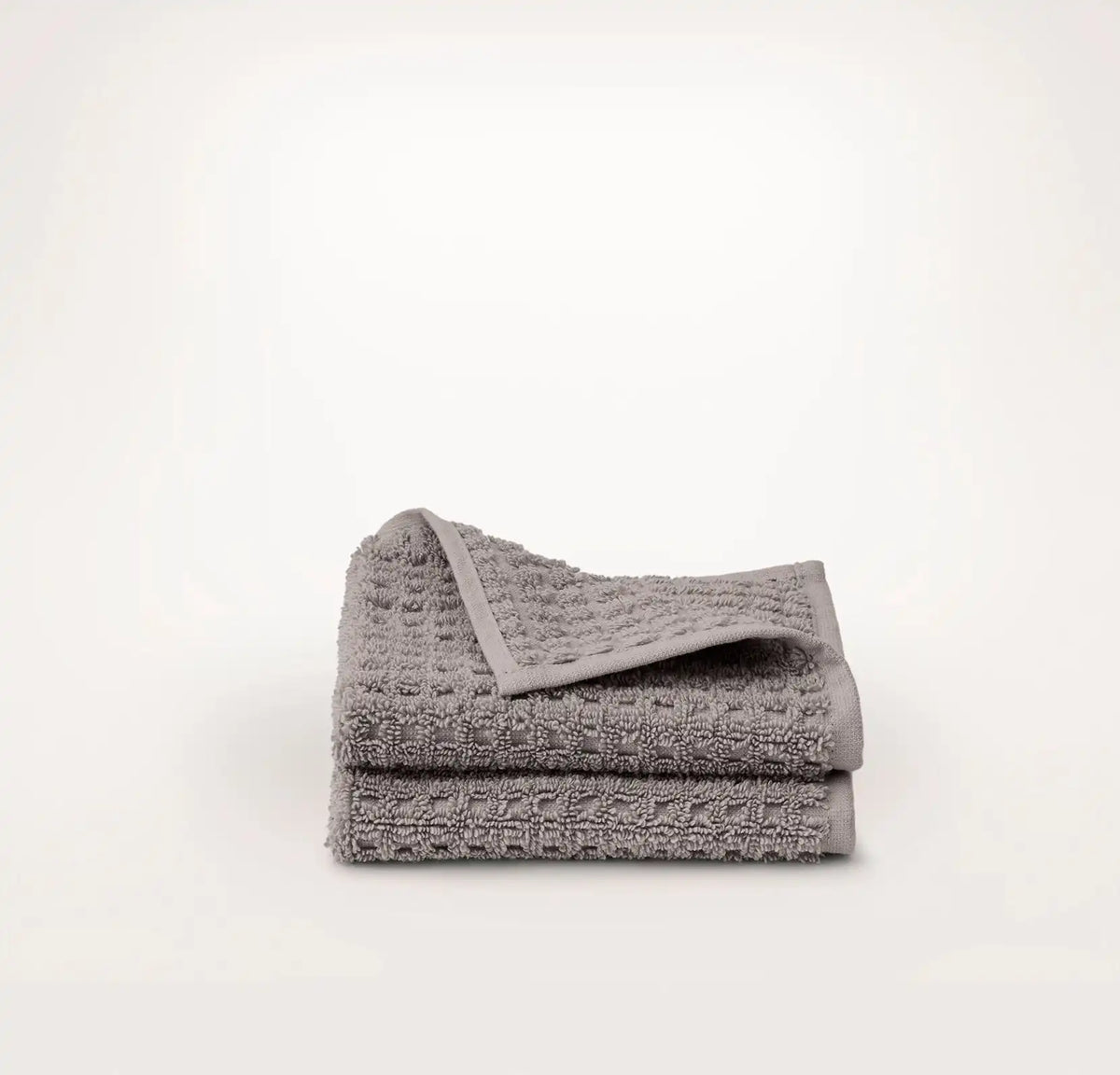 Turkish Waffle Washcloths (Pair) Stone
