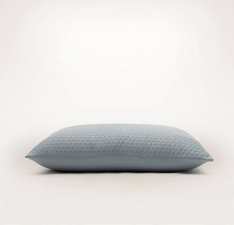 Signature Textured Stitch Quilted Sham Bluestone