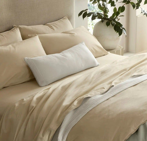 Signature Vintage Washed Pillowcase Set Vintage Sand