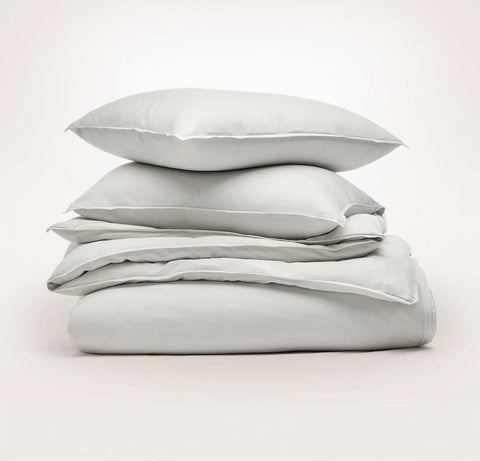 Signature Vintage Washed Duvet Set Vintage Mist