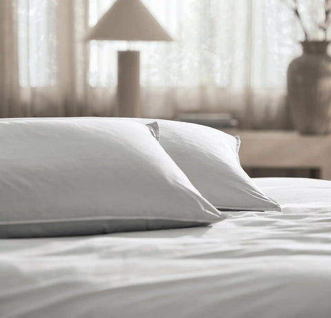 Signature Vintage Washed Duvet Set Vintage Sky