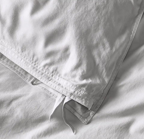 Signature Vintage Washed Duvet Set Vintage Sky