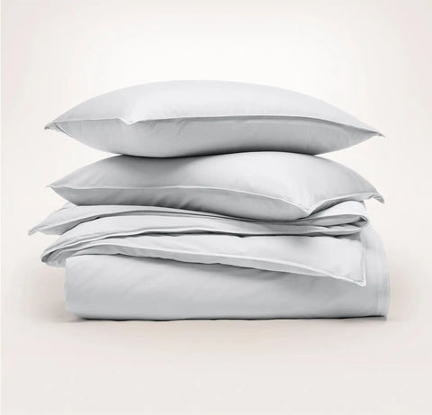 Signature Vintage Washed Duvet Set Vintage Sky
