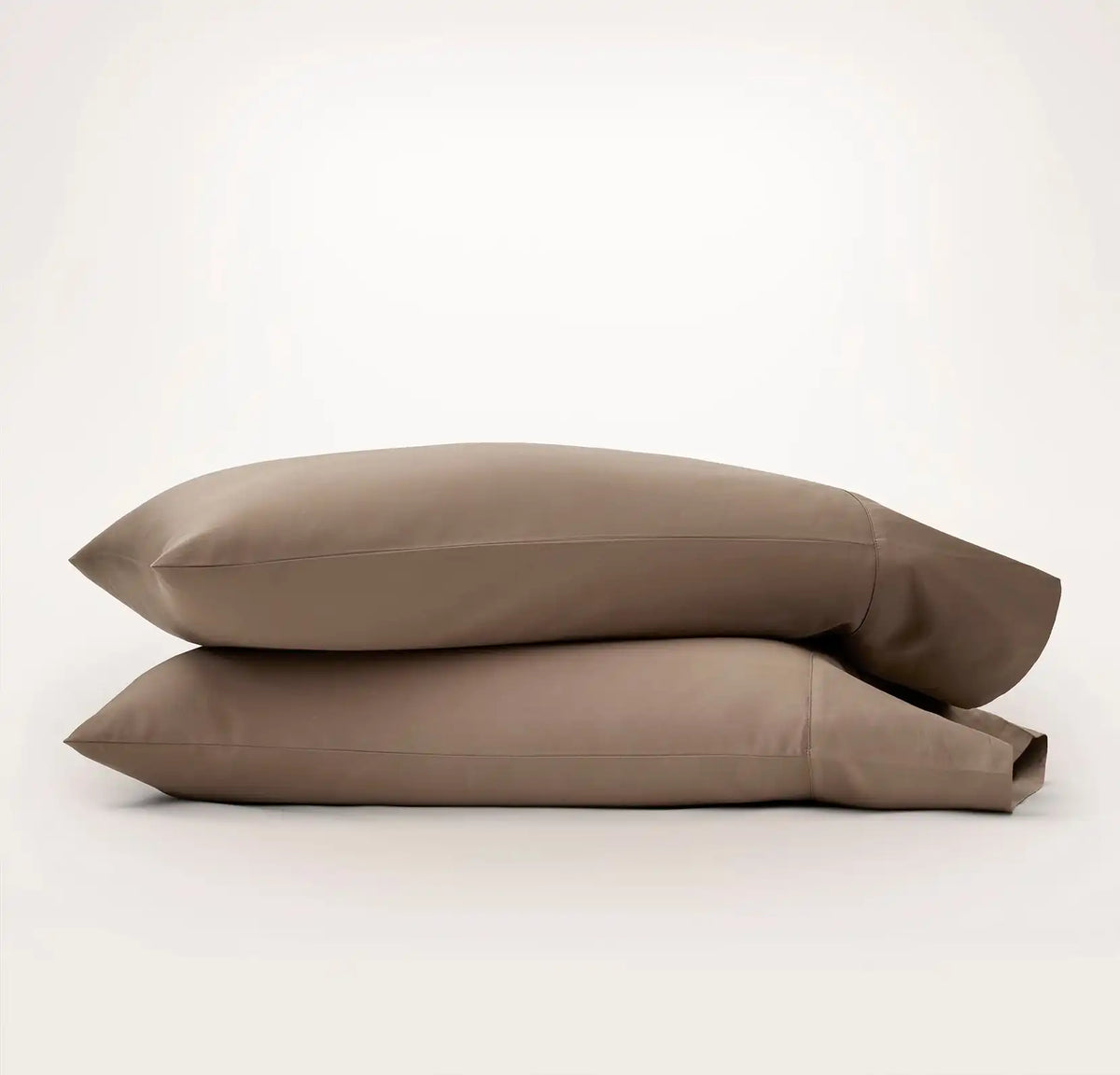 Signature Hemmed Pillowcase Set Walnut