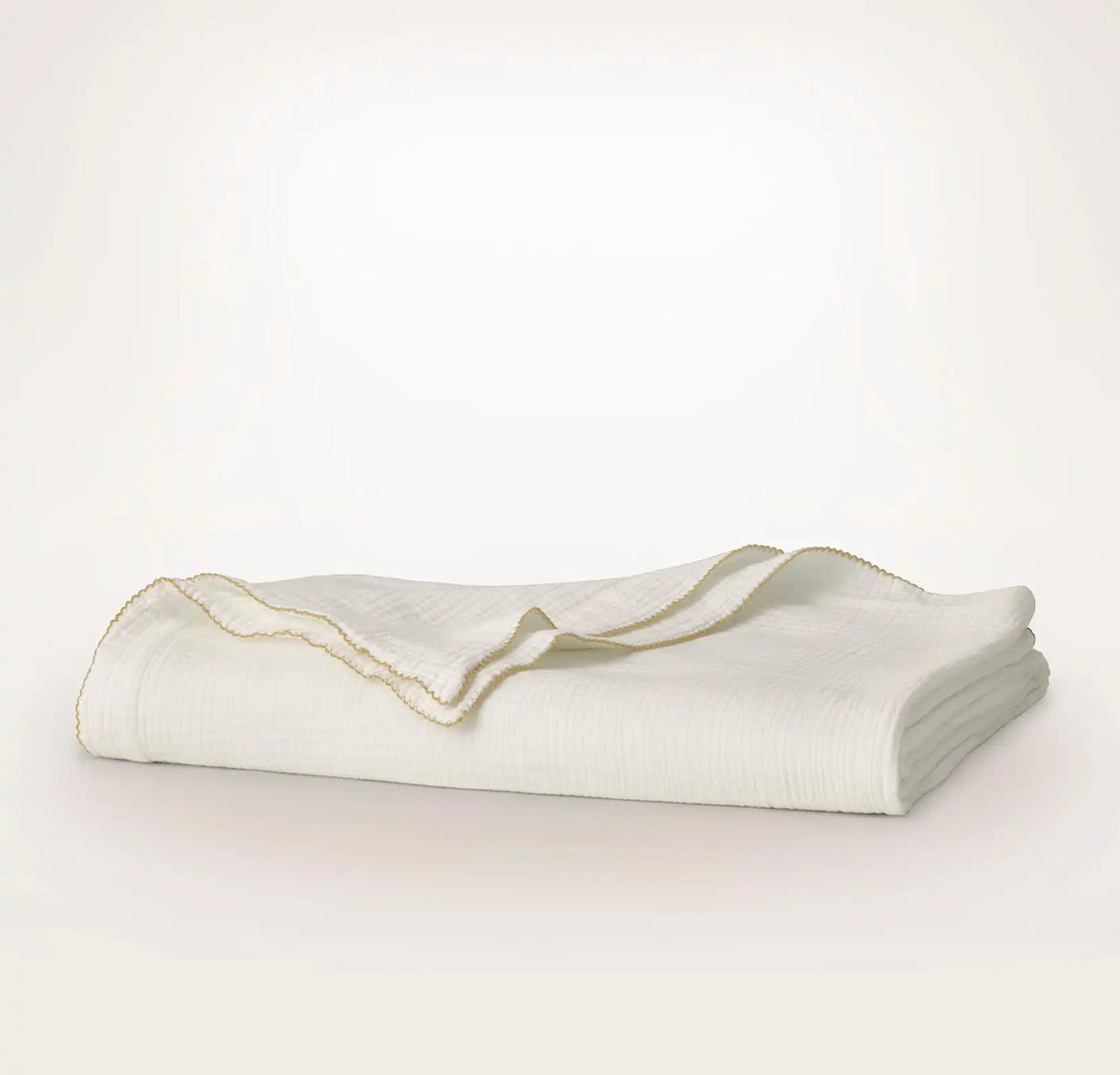 Dream Bed Blanket White/Honey Picot