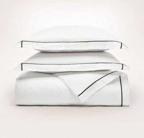 Signature Embellished Duvet Set White/Night Embroidered