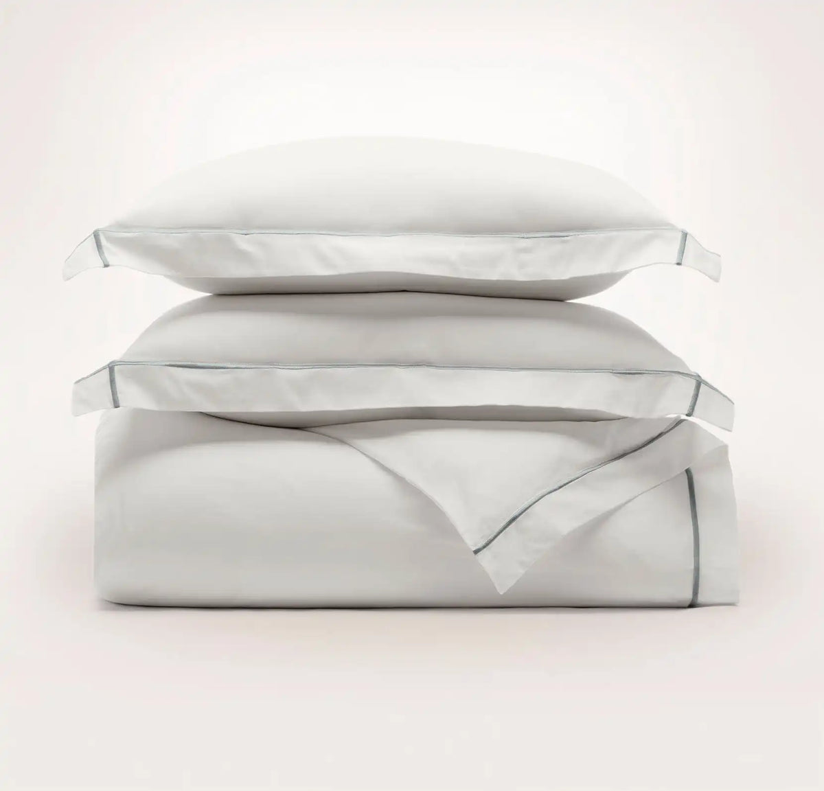 Signature Embellished Duvet Set White/Shore Embroidered