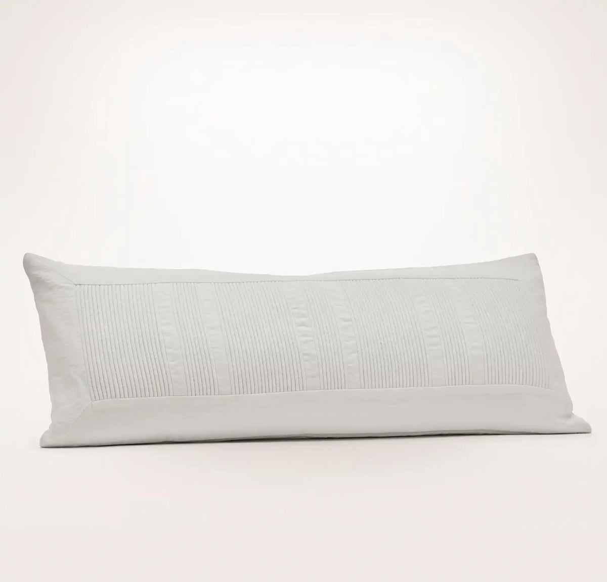 Fluted Pillow Cover White