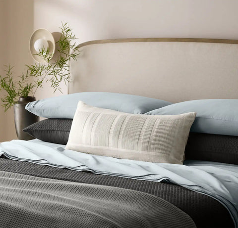 Fluted Pillow Cover White