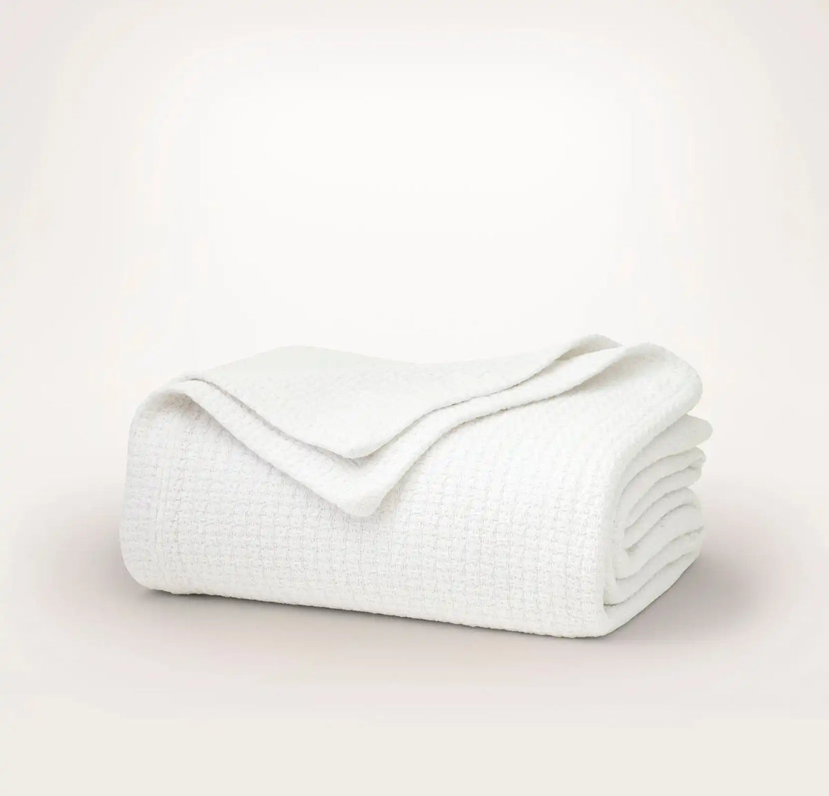 Modern Crochet Bed Blanket White