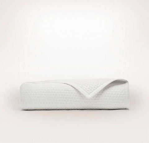 Signature Textured Stitch Quilt White