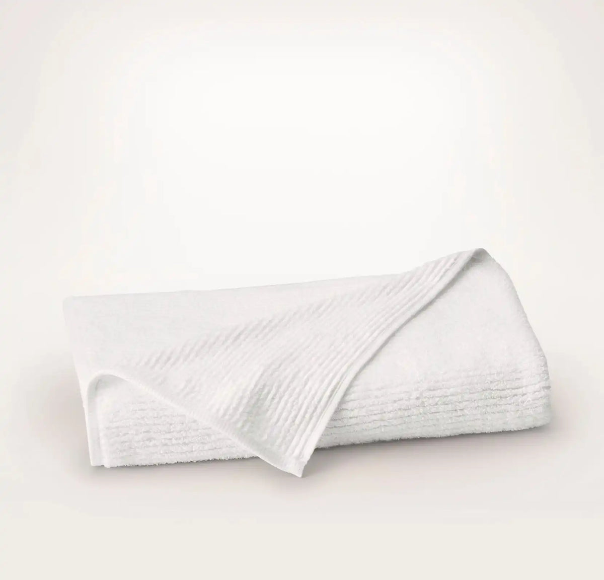 Turkish Ribbed Bath Sheet White