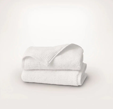 Turkish Ultra Plush Hand Towels (Pair) White
