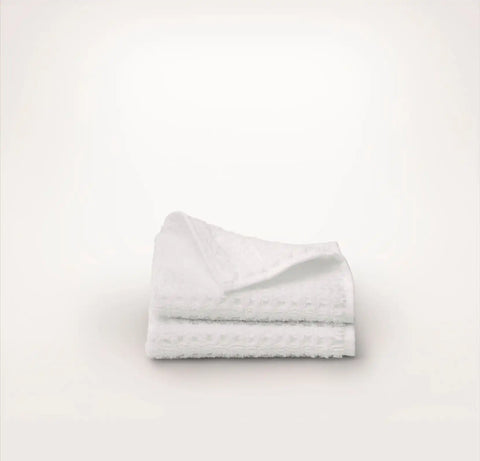 Turkish Waffle Washcloths (Pair) White