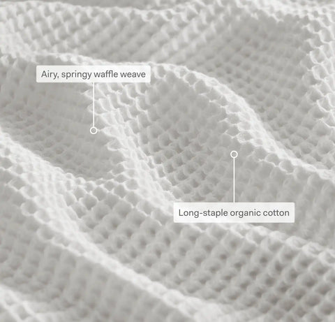 Waffle Bed Blanket Buttercup