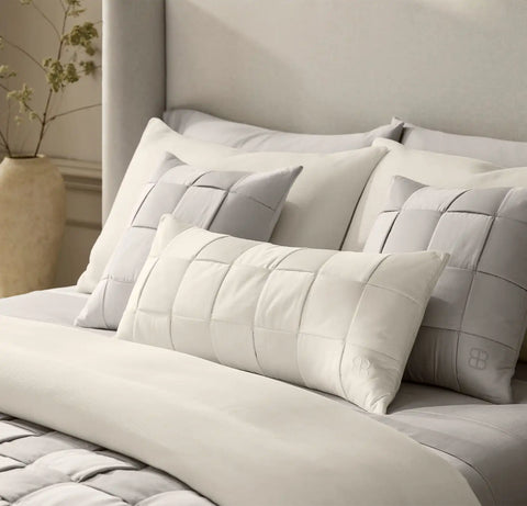 The Woven Icon Pillow Cover White