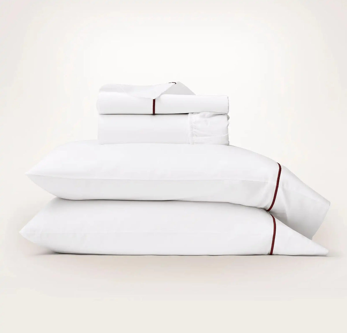 Signature Embellished Sheet Set White/Holly Embroidered