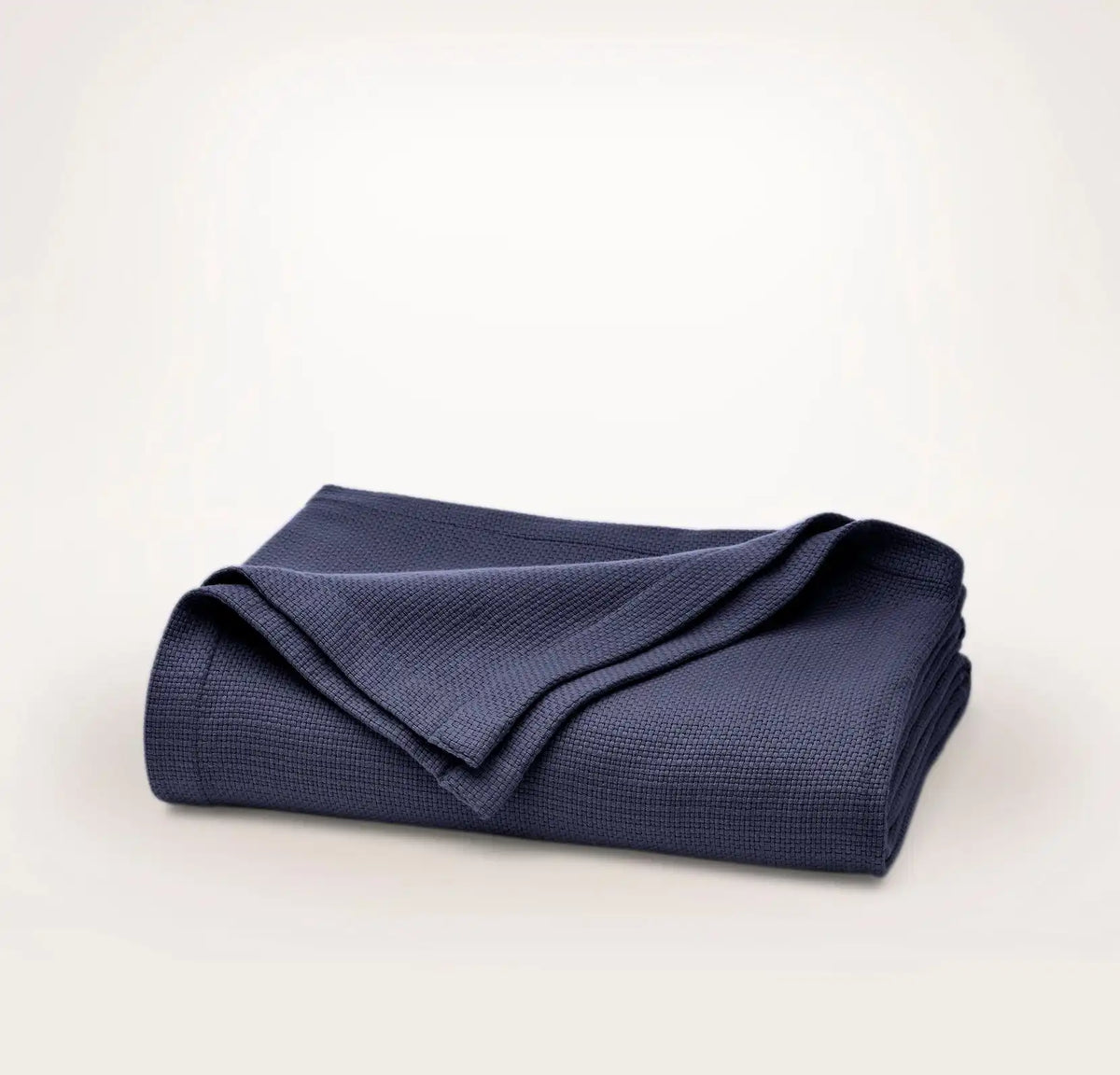 Lightweight Bed Blanket Coastal Navy