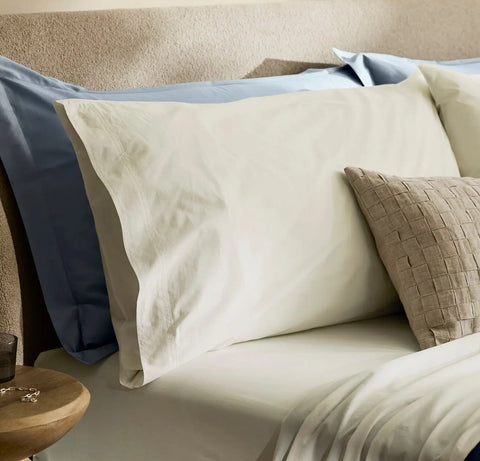 Percale Vintage Washed Pillowcase Set Vintage Cream