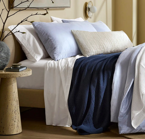 Dream Bed Blanket Coastal Navy