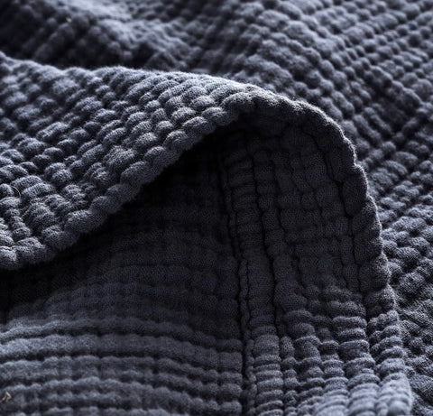 Dream Bed Blanket Coastal Navy